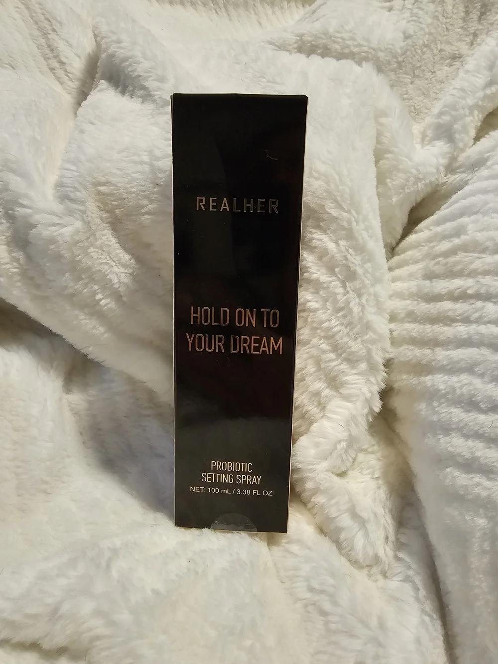 NIB REALHER Hold On To Your Dream Probiotic Setting Spray Full Size 3.38oz
